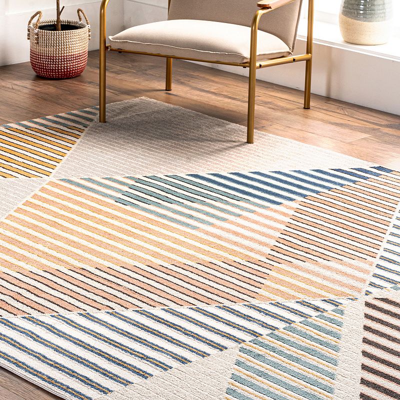 nuLoom Skyler Contemporary Geometric Diamond Area Rug