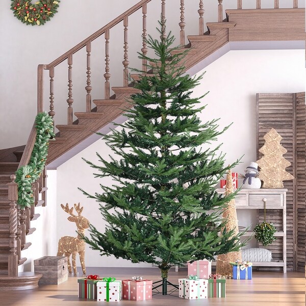 7.5' Unlit Pine Hinged Christmas Tree