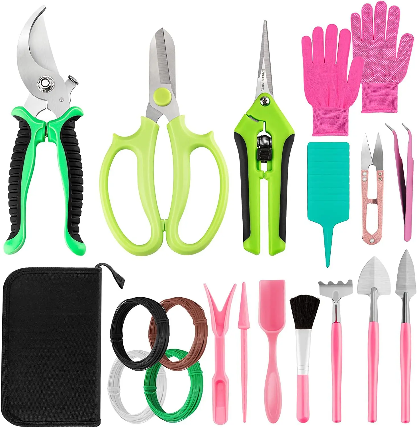 Multifunction Garden Tools Set With Comfortable Handle Shovel Scissor For Use On Plants Hand Pruners