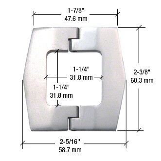 CRL UV610 Right Hand UV Open Angle Hinge