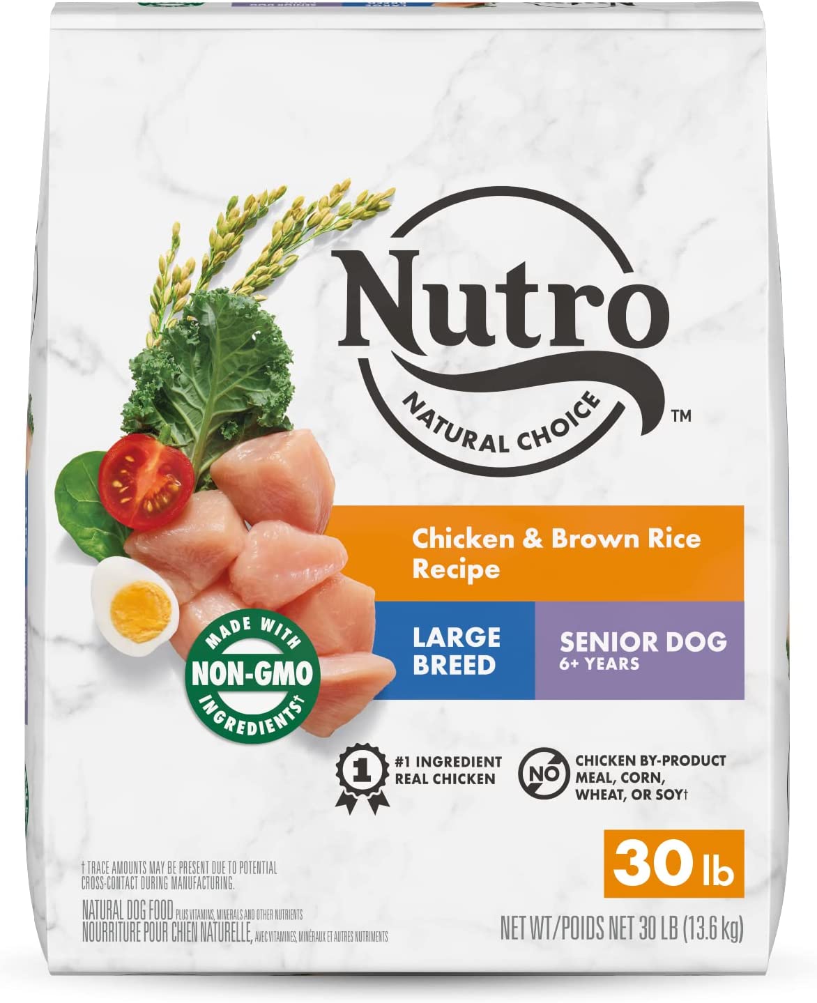 Nutro Natural Choice Adult Chicken and Brown Rice Recipe Dry Dog Food 30 Pound (Pack of 1)