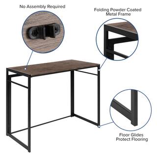 Carnegy Avenue 39.5 in. Rustic Computer Desk CGA-JB-452181-RU-HD