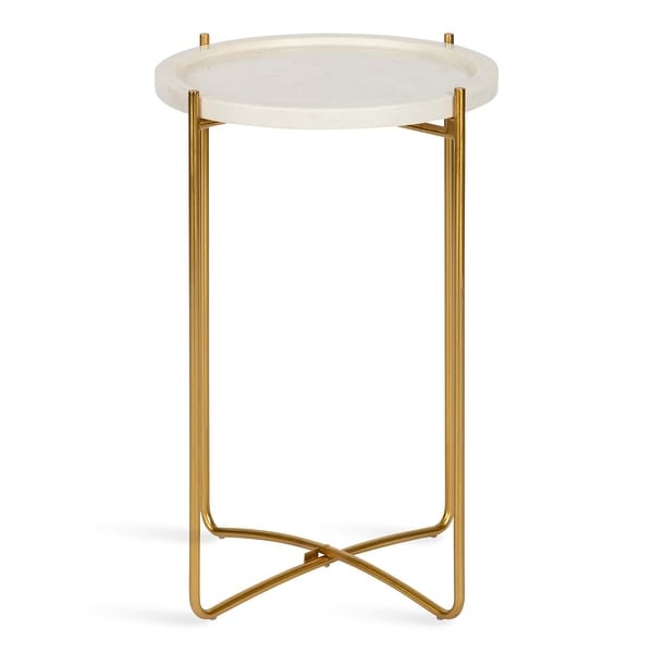 Kate and Laurel Vale Round Side Table