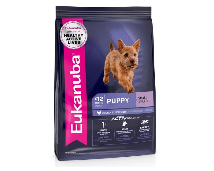 Eukanuba Puppy Small Breed Dry Dog Food， 4.5 lb. Bag