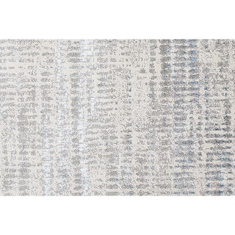 Weave and Wander Aurelian Modern Metallic Distressed Rug