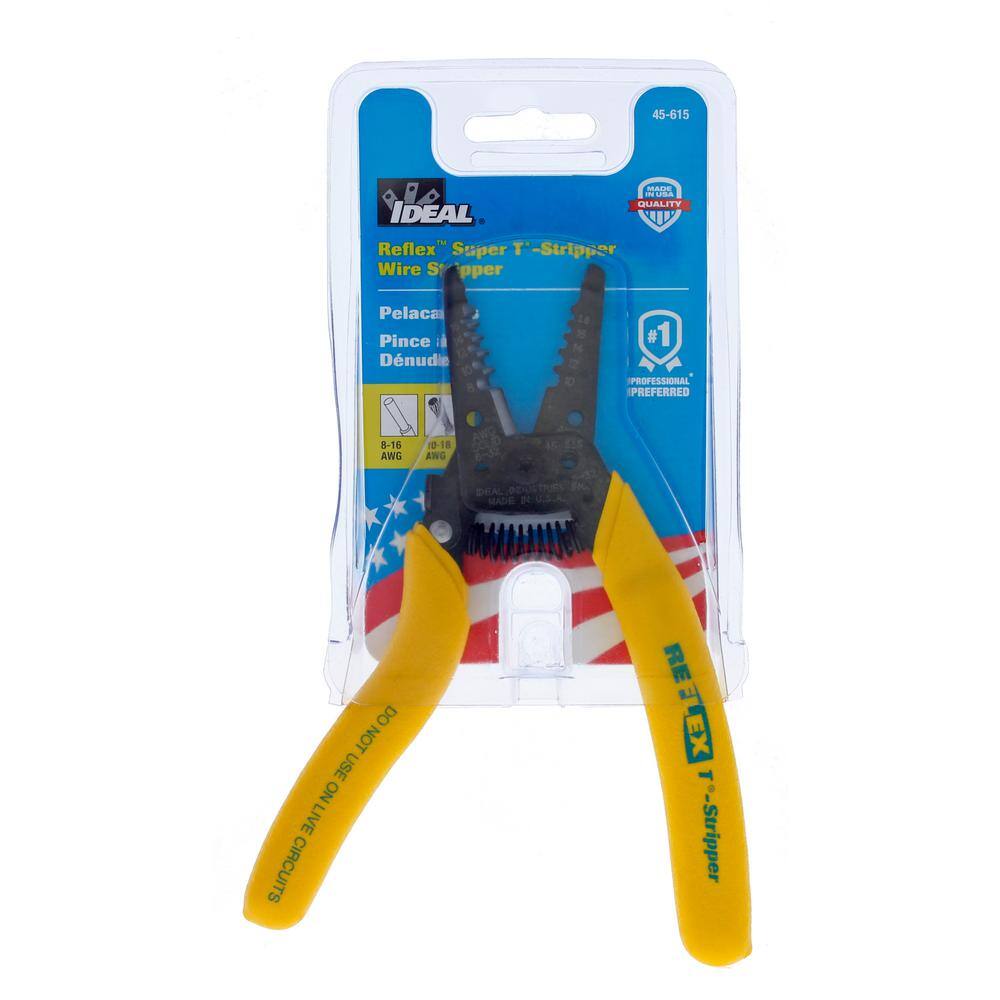 IDEAL 7-38 in. Long Reflex Super T-Stripper Wire Stripper 45-615