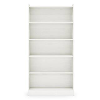 Tribesigns Earlimart 72 in. Modern Wood Tall Etagere Bookcase White Bookshelf Organizer With 6-Tier Storage Shelf TJHD-XK00122-M