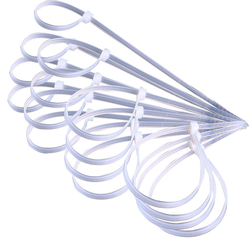 DELight 4 in Zip Ties Wraps Self-Locking 100mm 50pcs