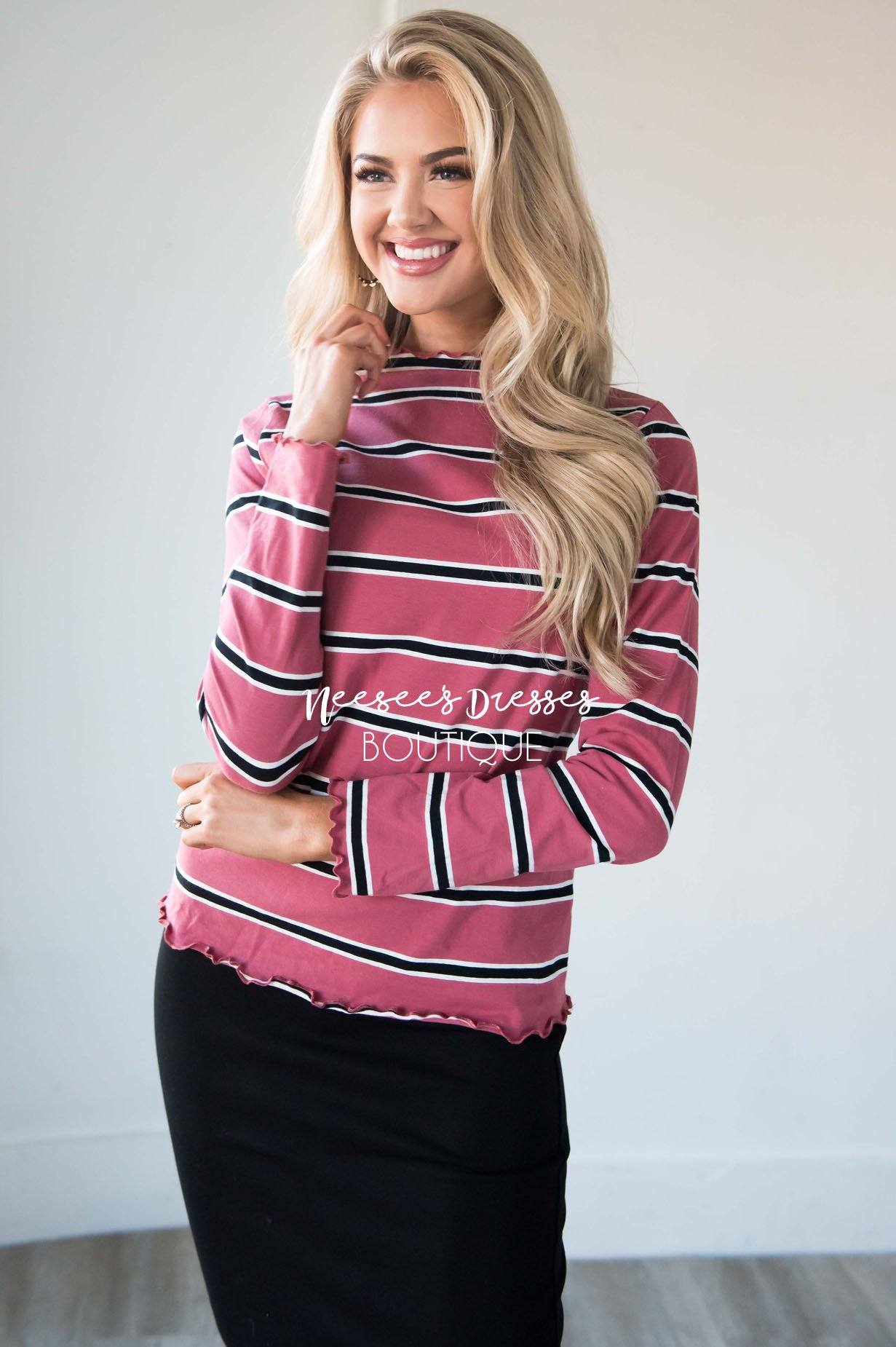 Persuade My Heart Striped Top