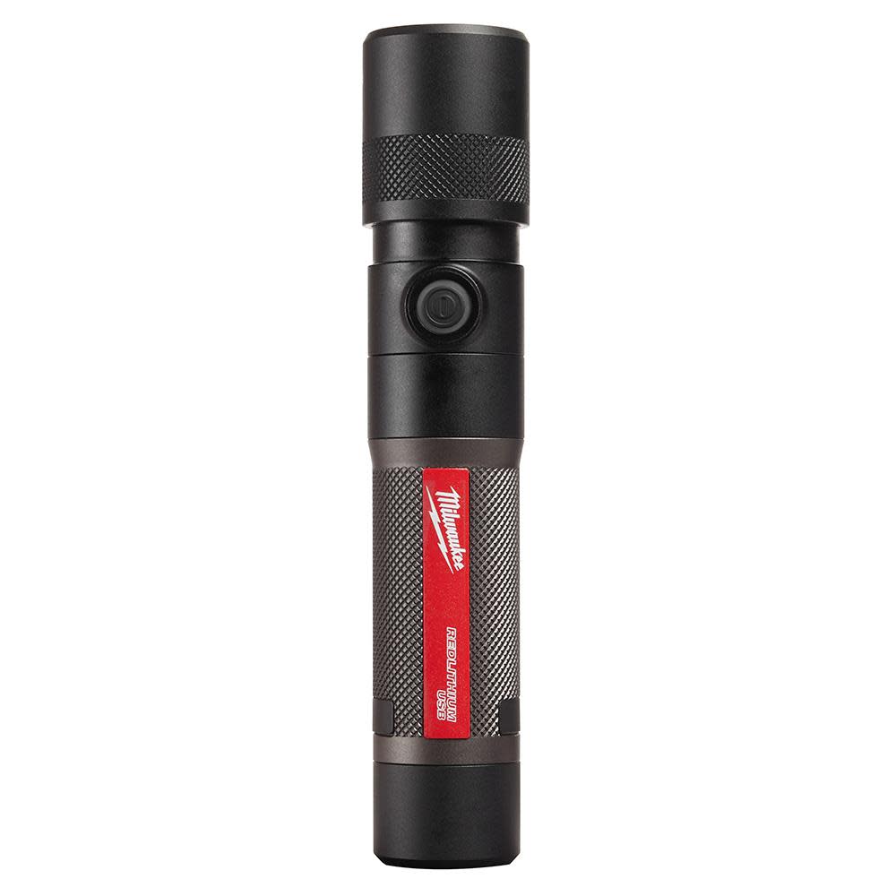 USB Rechargeable 1100L Twist Focus Flashlight