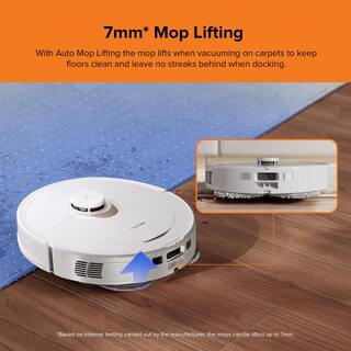 ROBOROCK Q Revo-WHT 13.4 in. Robotic Vacuum in White Roborock Q Revo-WHT