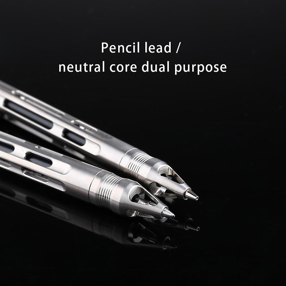 Titanium Alloy Tactical Pen Broken Window Tactical Emergency Self-defense Pen Multi-function Tactical Pencil Self-rescue Artifac