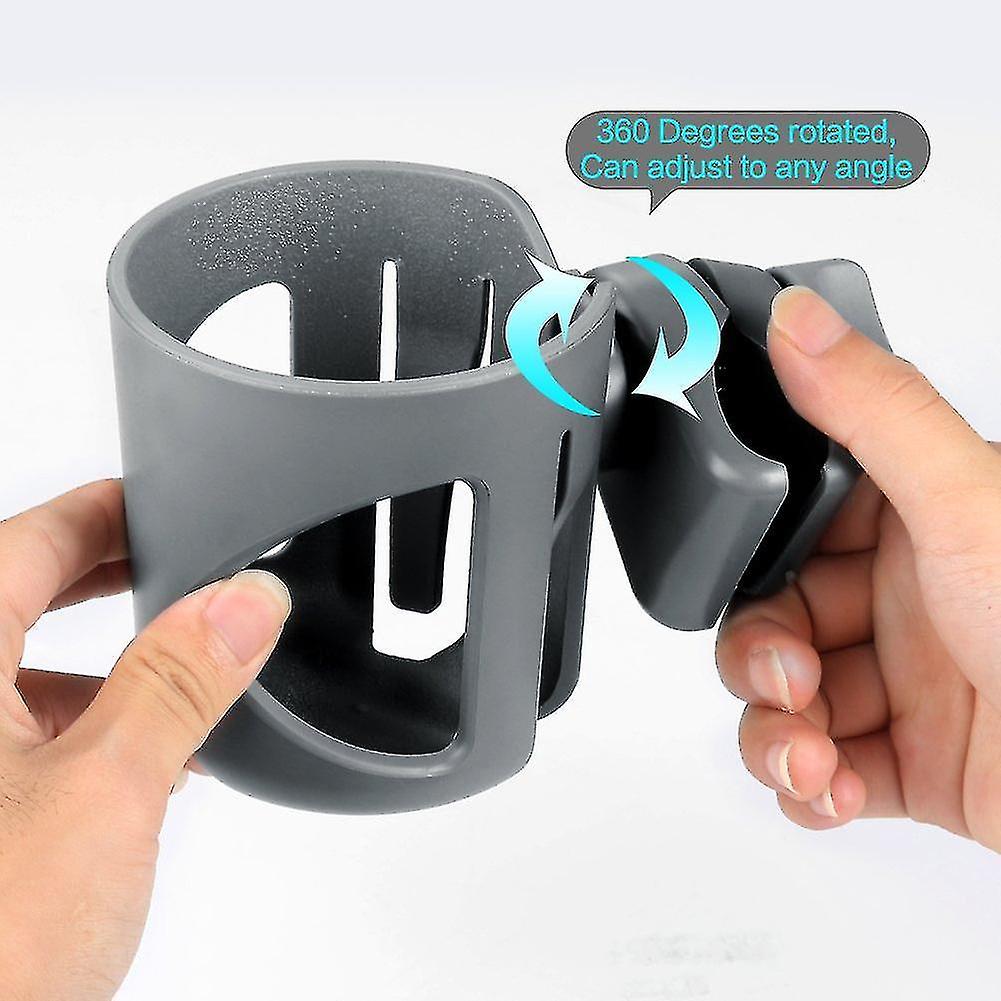 Universal Cup Holder， Stroller Cup Holder， Large Caliber Designed Cup Holder， 360 Degrees Universal