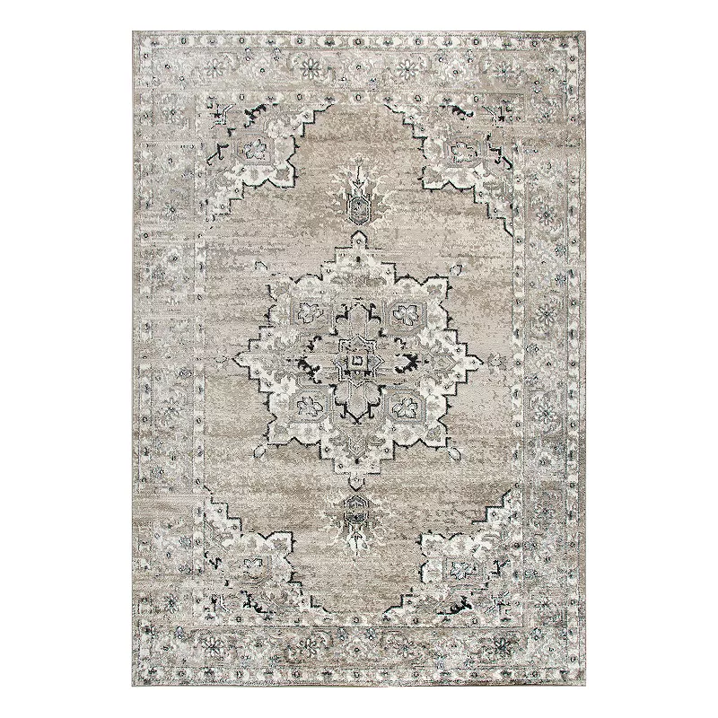 Rizzy Home Encore Traditional Medallion Geometric Rug