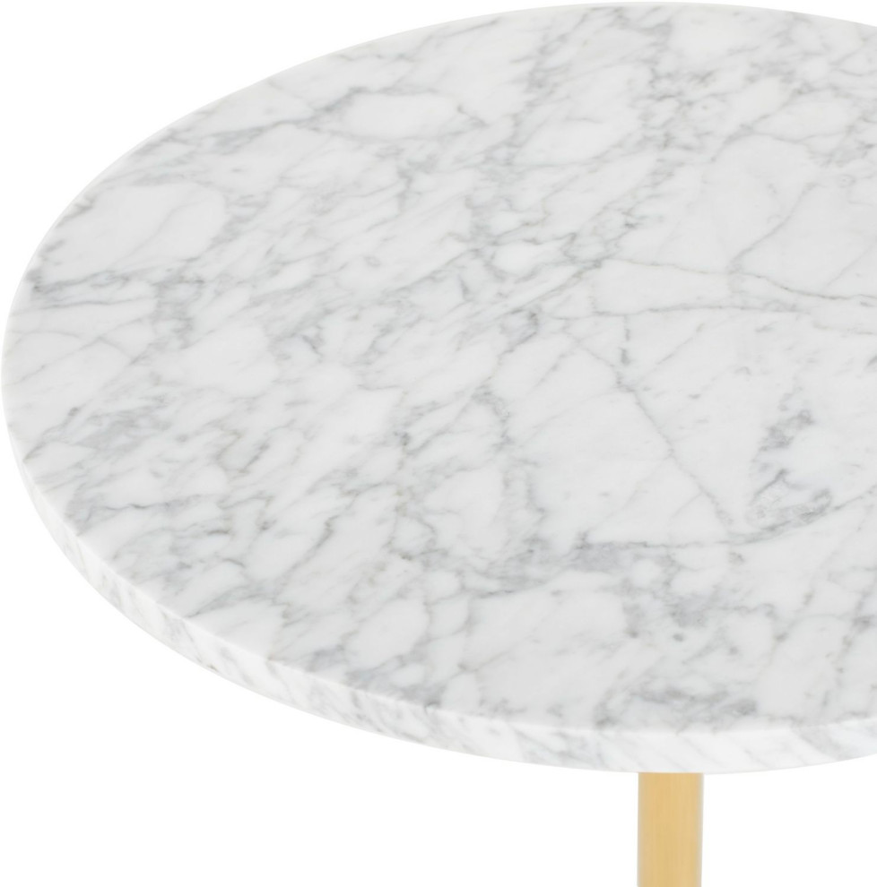 Nuevo Furniture Aida Side Table in White   Contemporary   Side Tables And End Tables   by Unlimited Furniture Group  Houzz