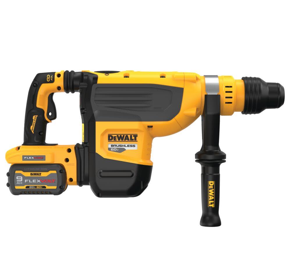 DEWALT 60V MAX Combination Rotary Hammer Kit Brushless SDS MAX 1 7/8