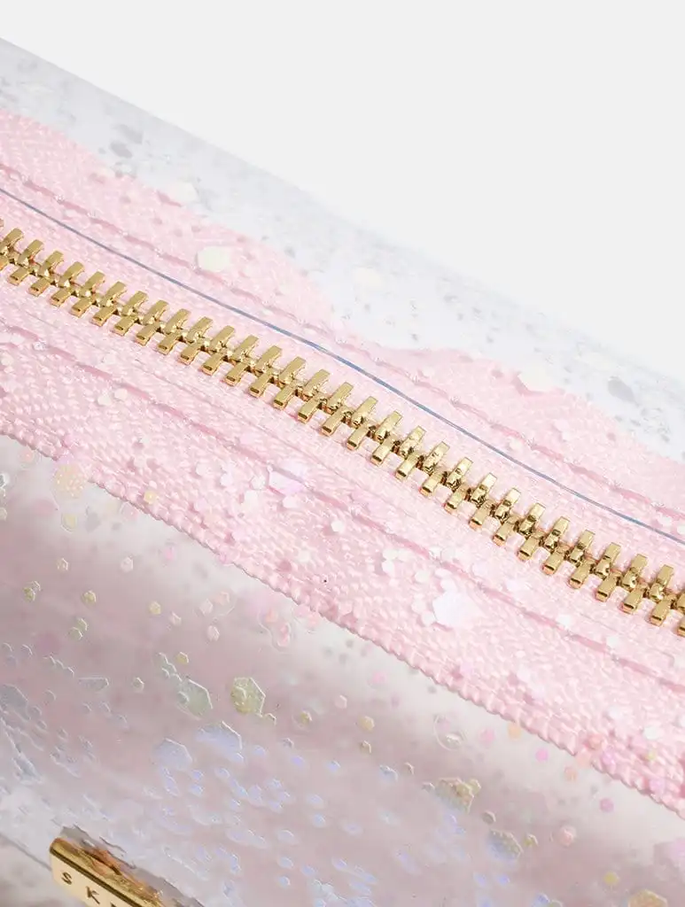 Pink Holo Sequin Pencil Case