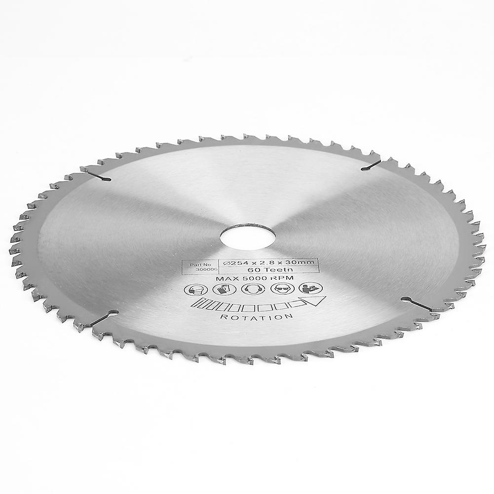 Carbide Circular Saw Blade Tct Cutting Disc For Metal Wood Plastic 254*30mm 60 Teeth