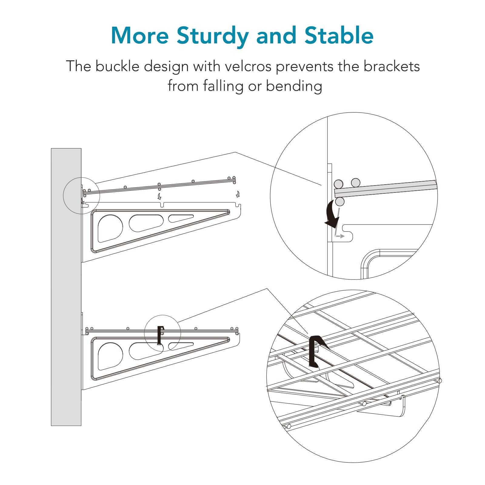 FLEXIMOUNTS 2-Pack Wall Shelf Steel Garage Shelving Storage Rack 12