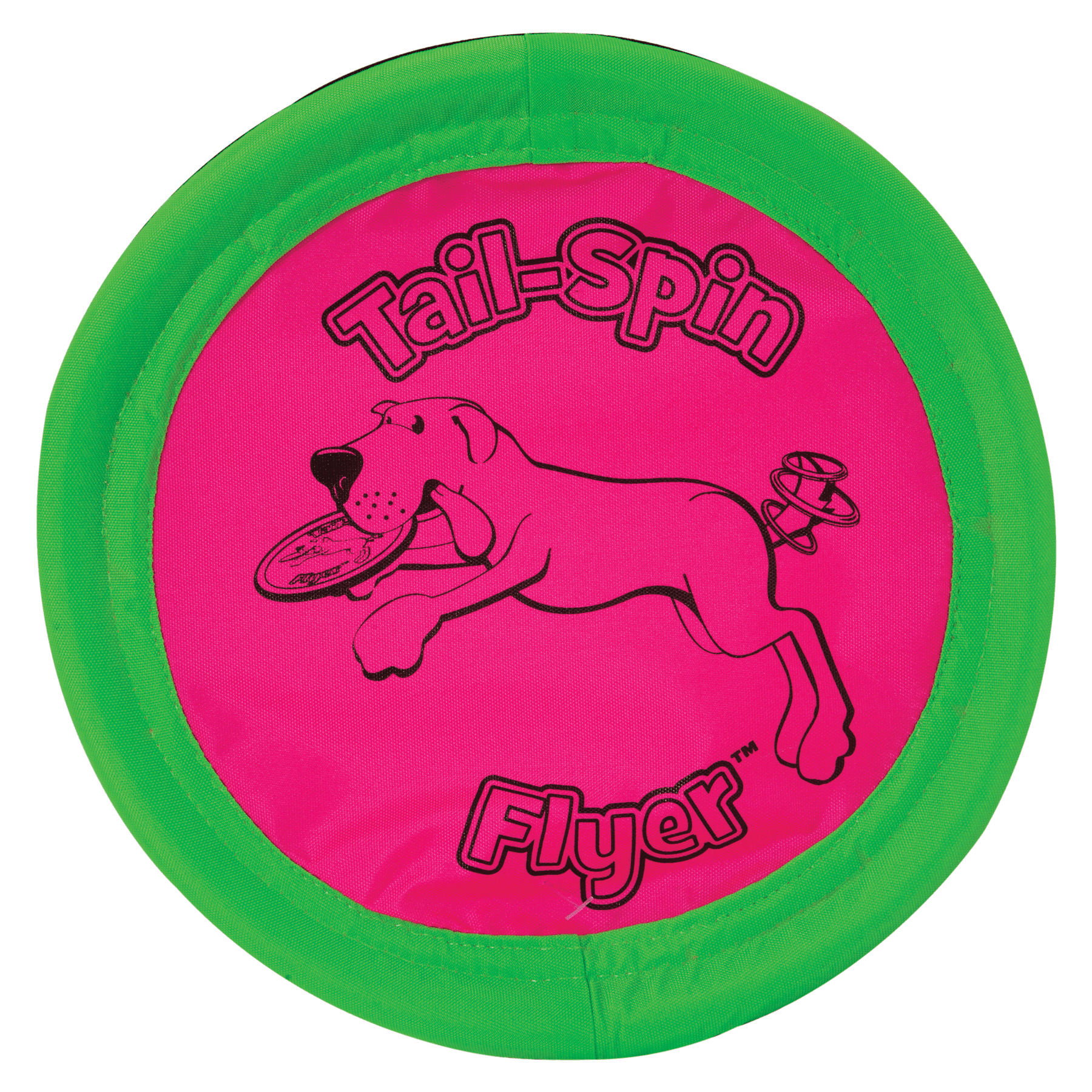 Booda Tail Spin Dog Flyer Toy， Medium