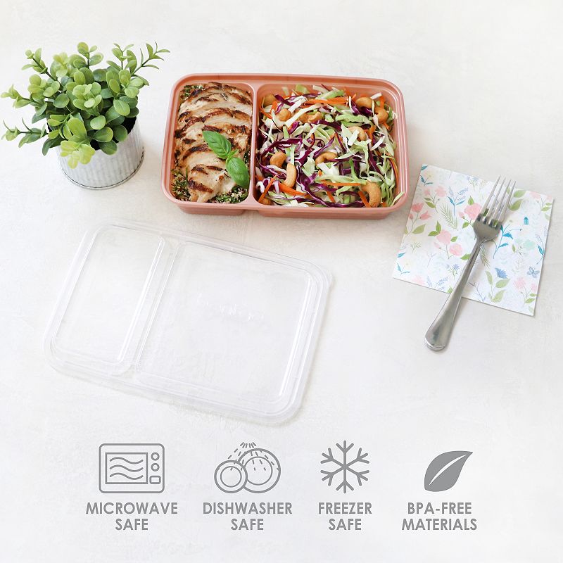 Bentgo Prep 10-pc. 2-Compartment Container Set