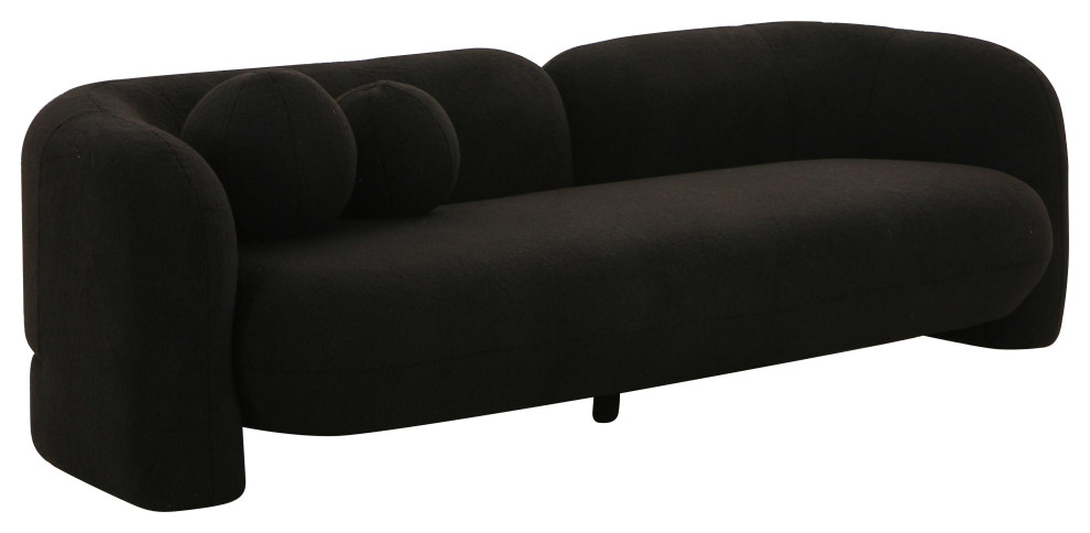 Amelie Faux Fur Sofa   Transitional   Sofas   by TOV Furniture  Houzz