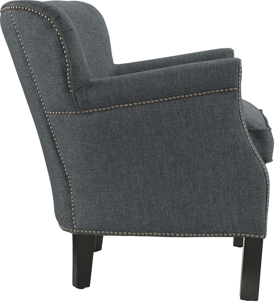 Helston Armchair   Transitional   Armchairs And Accent Chairs   by HedgeApple  Houzz