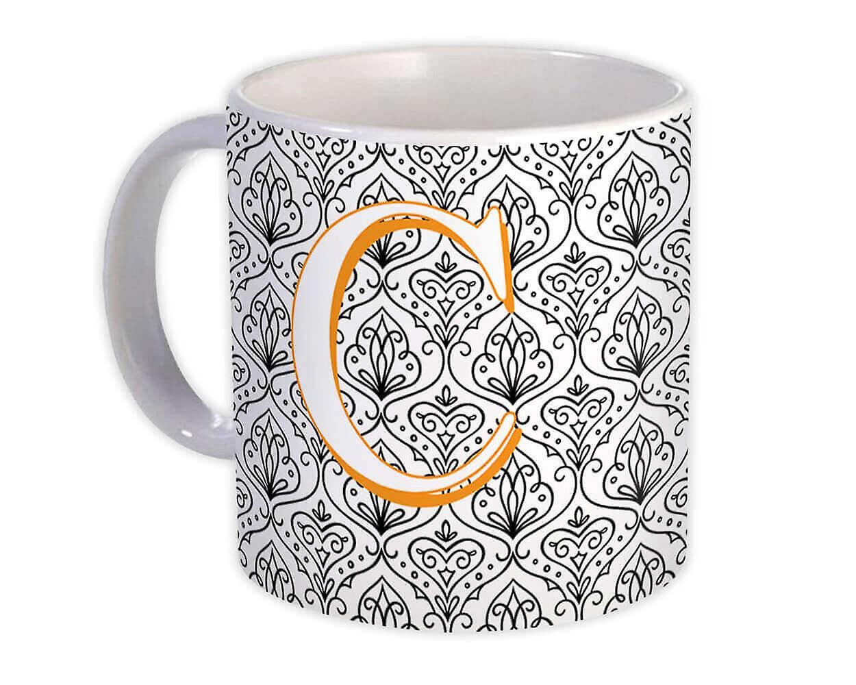 Gift Mug: Monogram Letter C Alphabet