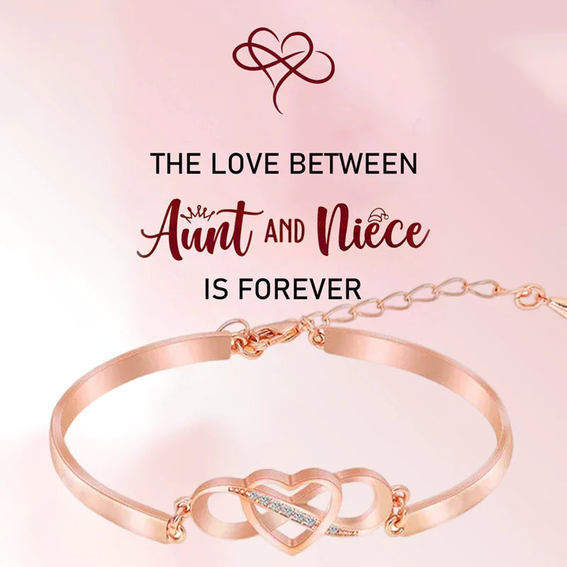 Always Remember I Love You Forever Love Heart Bracelet