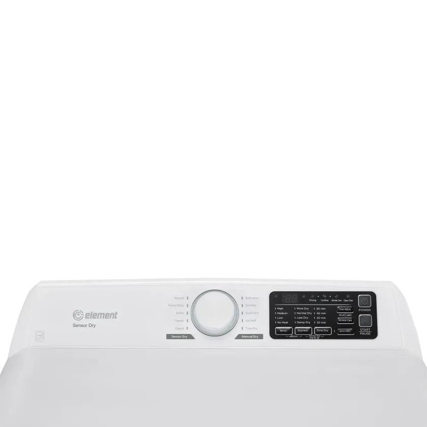 Element Appliance ETD7527EBW Element 7.5 Cu. Ft. Electric Dryer - White, Energy Star (Etd7527Ebw)