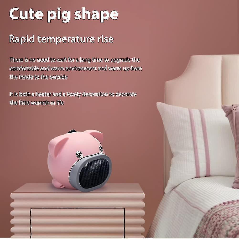 Electric Heater Fan， Air Heater Warmer Fan， Pig Warm Air Blower， Portable Electric Heater Mini Deskt