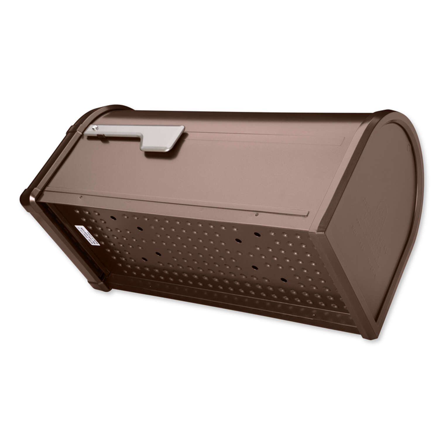 Architectural Mailboxes Hillsborough Classic Galvanized Steel Post Mount Copper Mailbox