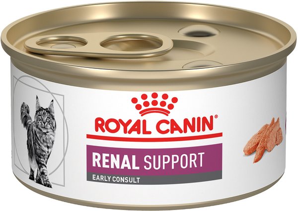 Royal Canin Veterinary Diet Adult Renal Support Early Consult Loaf in Sauce Canned Cat Food