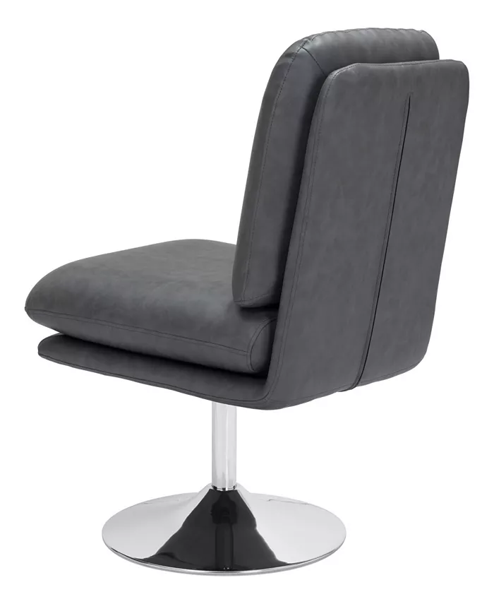 Zuo 35 Steel Polyurethane Rory Swivel Accent Chair