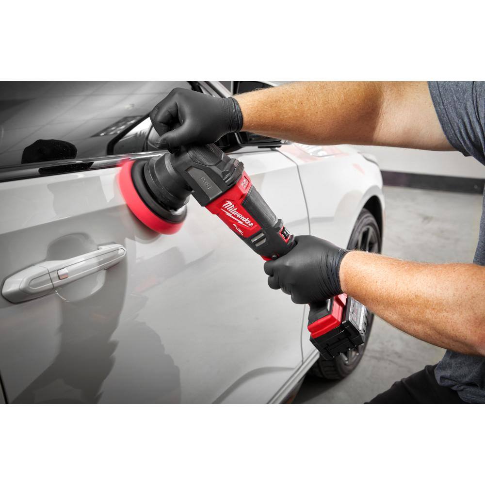 MW M18 FUEL18V Lithium-Ion Brushless Cordless 15MM DA Polisher (Tool-Only) 2684-20