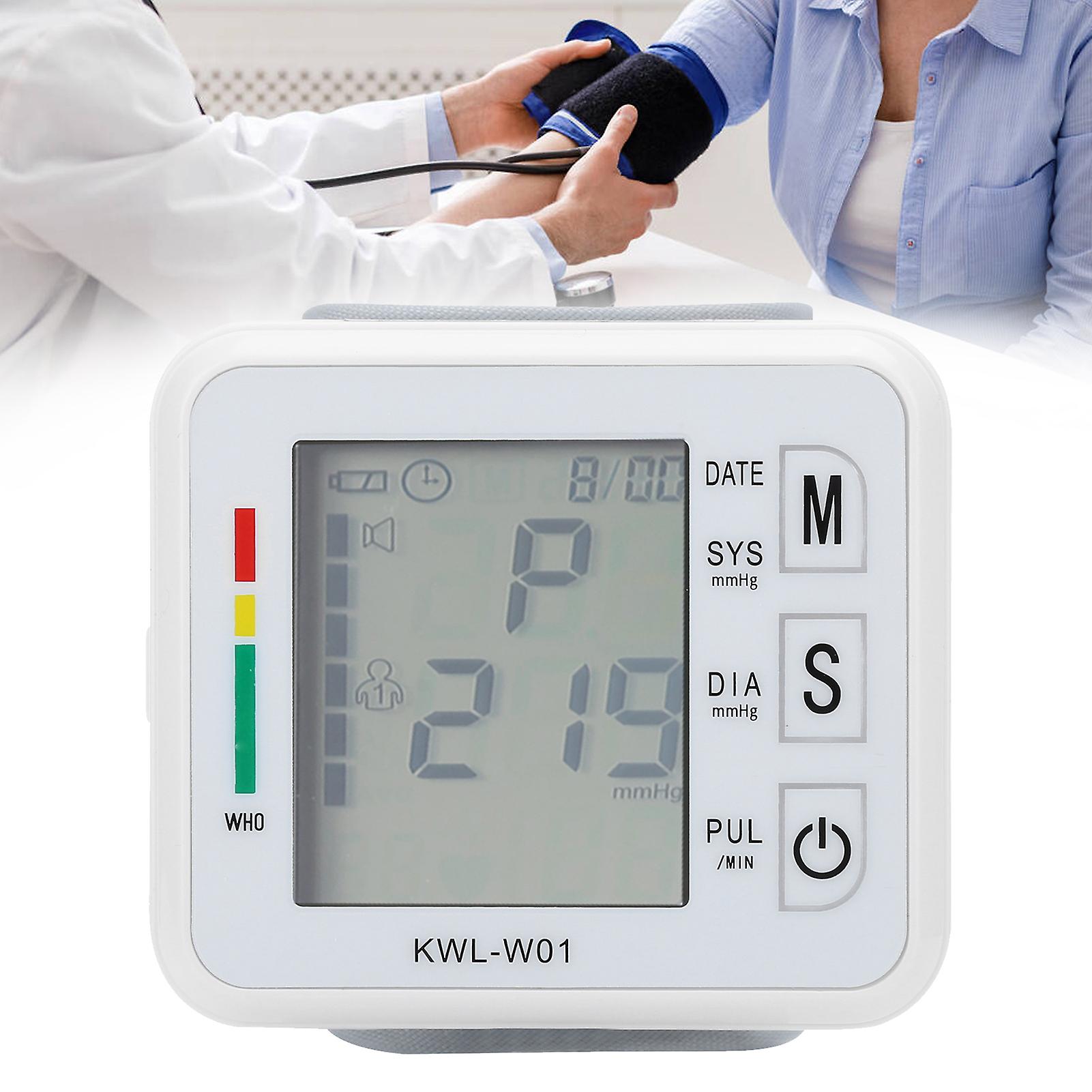 Digital Wrist Blood Pressure Monitor High Precise Elderly Household Automatic Blood Pressure Monitor