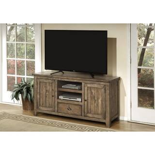 Martin Svensson Home Monterey Natural Metal TV Stand Fits TVs Up to 65 in. with Cable Management 909804