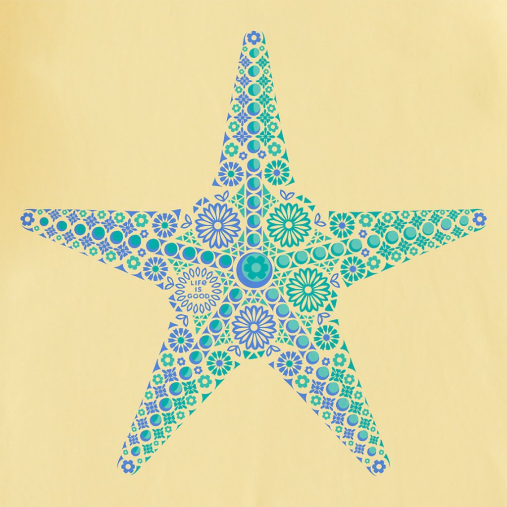 Life Is Good  Women's Primal Starfish Crusher Tee