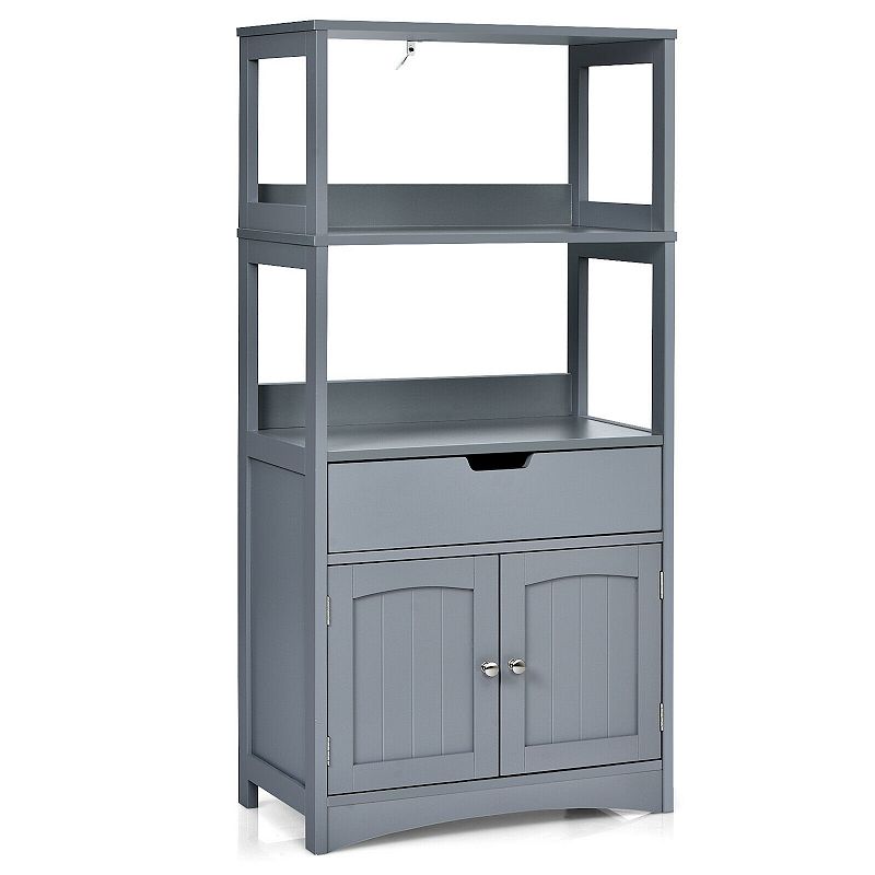 Bathroom Storage Cabinet with Drawer and Shelf Floor Cabinet