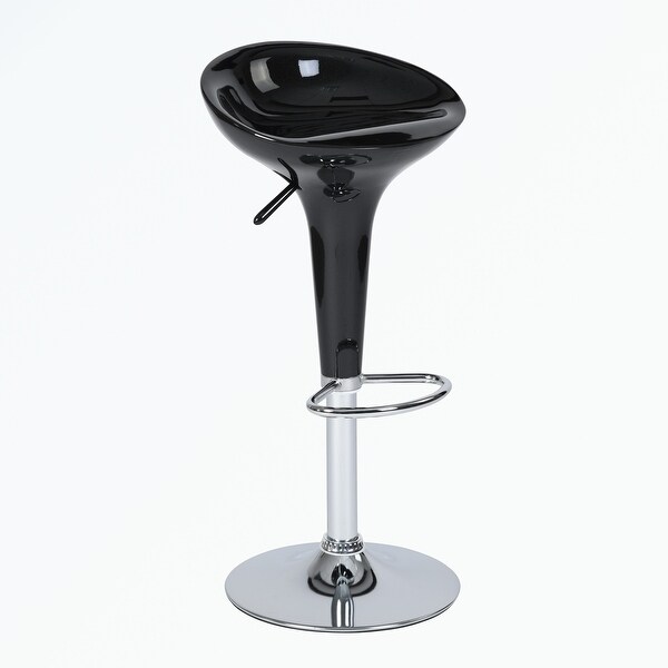 Set of 2 Swivel Adjustable Height Bar Stools