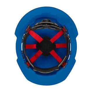 MW BOLT Blue Type 1 Class C Full Brim Vented Hard Hat with 6-Point Ratcheting Suspension 48-73-1225