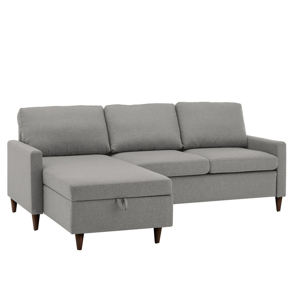 Parker L shaped Sofa with Storage Chaise by iNSPIRE Q Modern