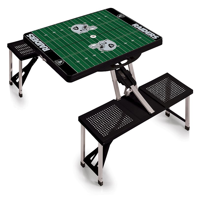 Oakland Raiders Portable Sports Field Picnic Table