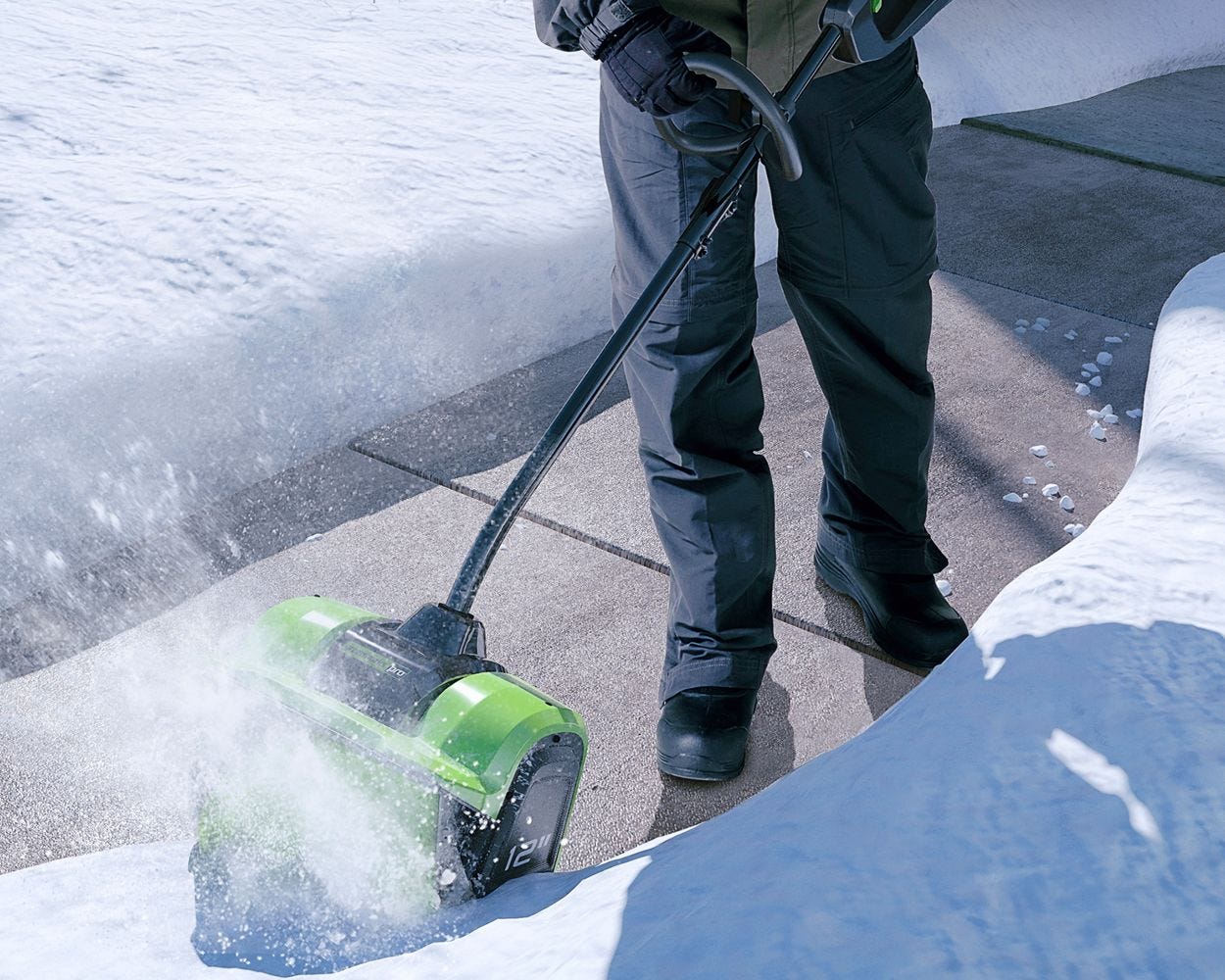 60V 12-Inch Cordless Snow Shovel | Greenworks Tools