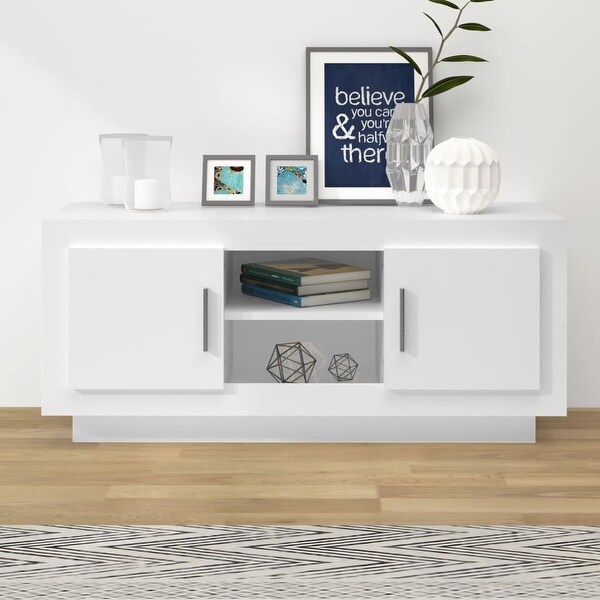 TV Cabinet White 40.2