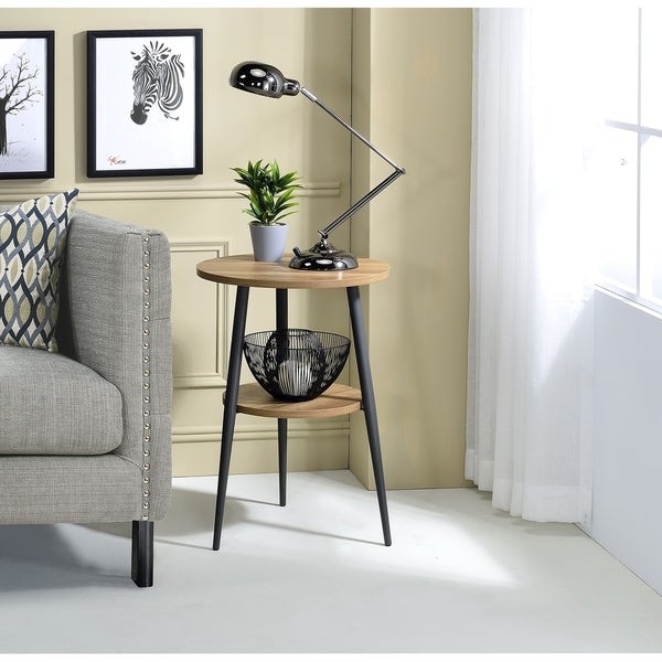 Carson Carrington Bangling Round 2-tier End Table