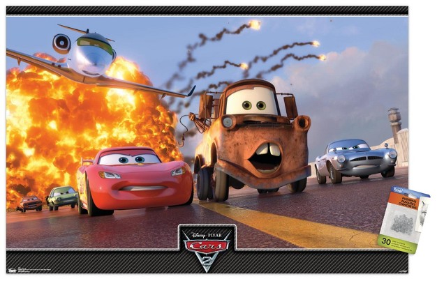 Trends International Disney Pixar Cars 2 Action Trio Unframed Wall Poster Prints