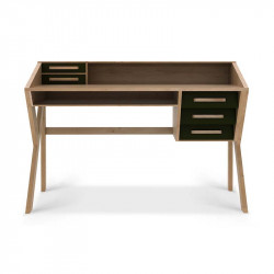 Bureau Origami 135X55X94 Noir Ethnicraft - Mobilier Intérieur - GRIIN