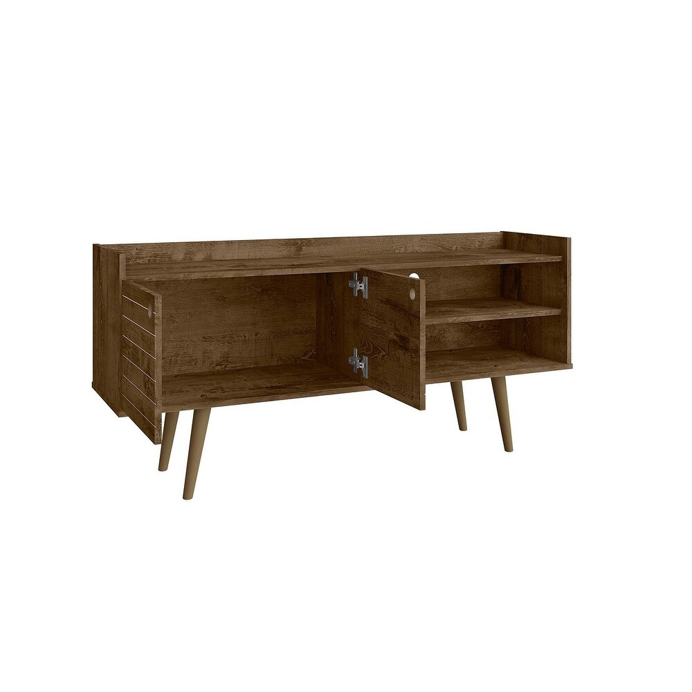 Manhattan Comfort Bogart Mid Century Modern Media Cabinet Console