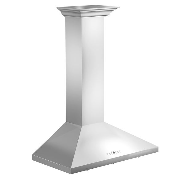 ZLINE Stainless Steel Convertible Vent Wall Mount Range Hood